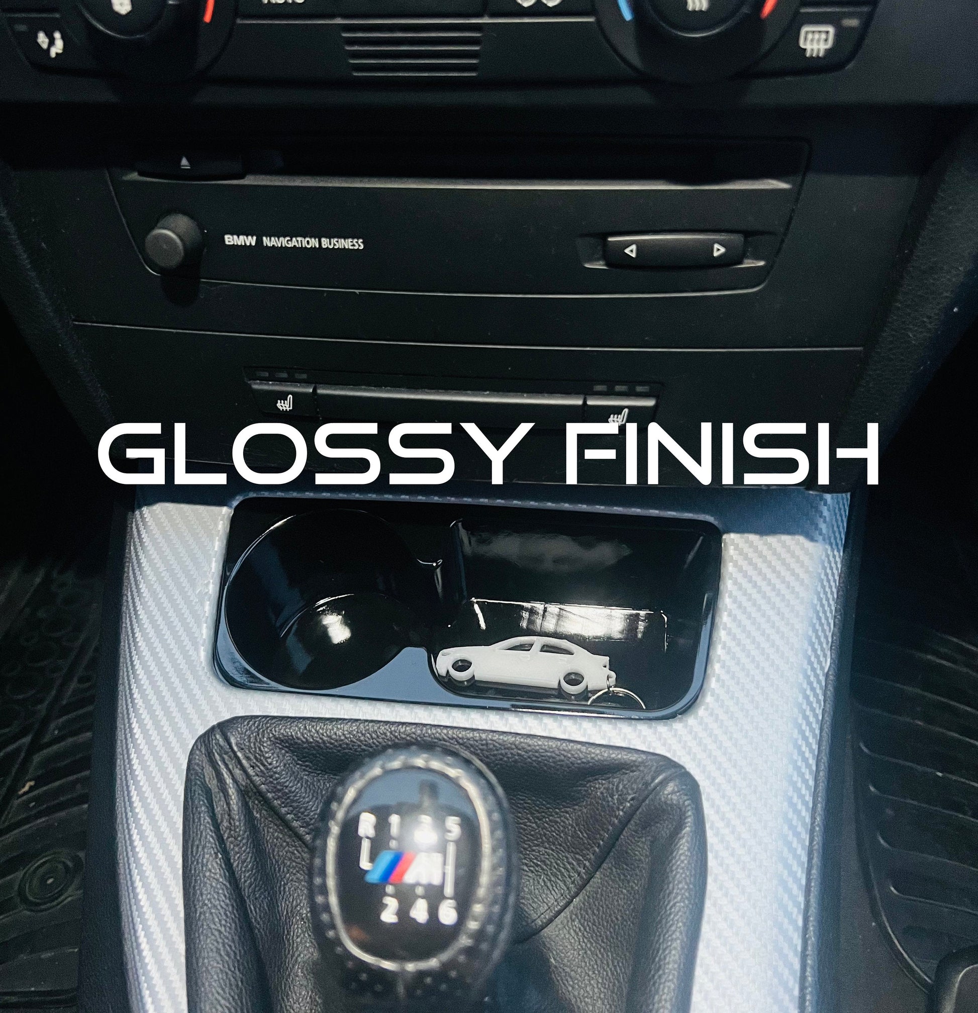 Cup Holder with Integrated Storage Tray for BMW 3 Series (E90–E93) - Exact Designs