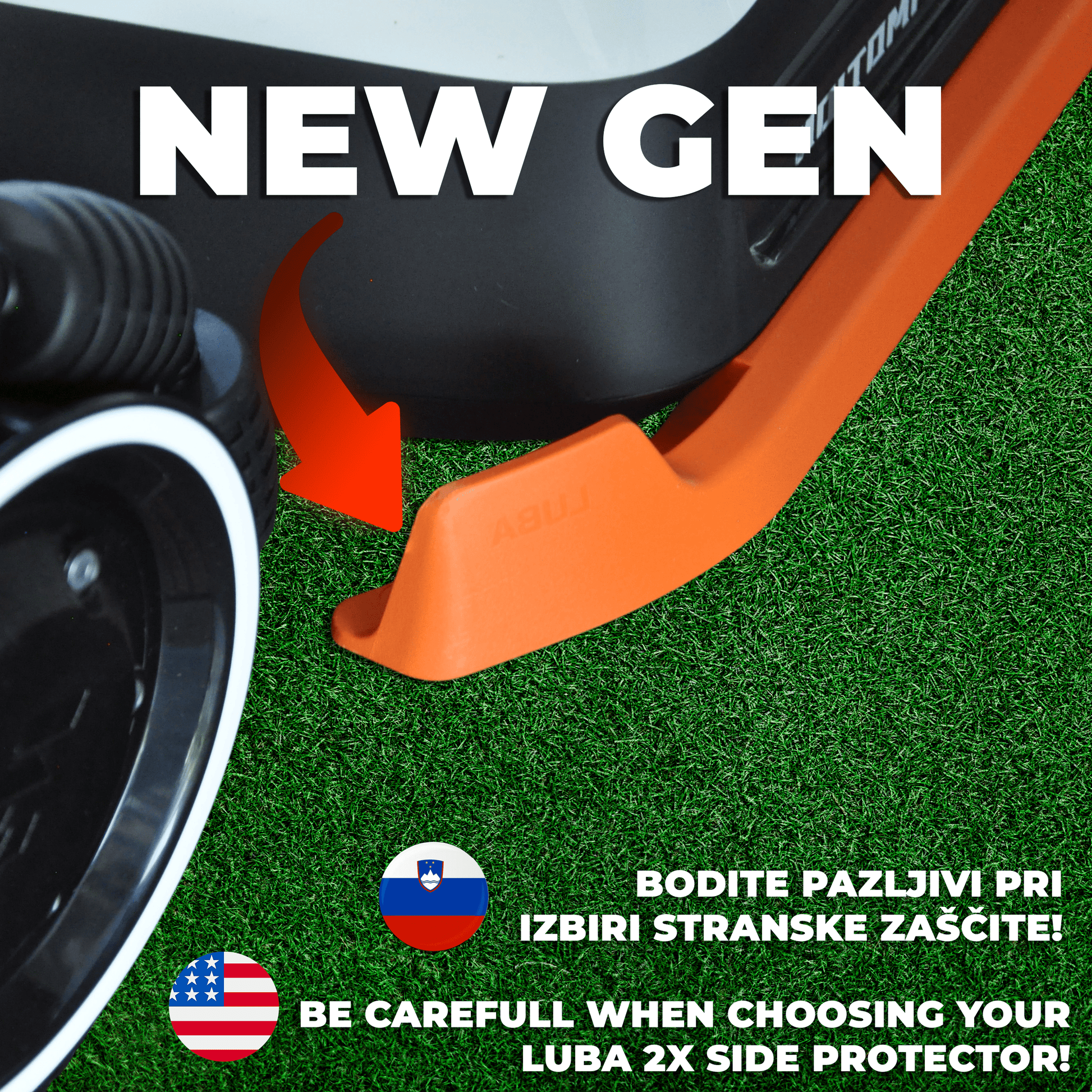 Ersatzteile für seitliche Schutzabdeckung – Mammotion Luba 1, 2 & 2X - Exact Designs